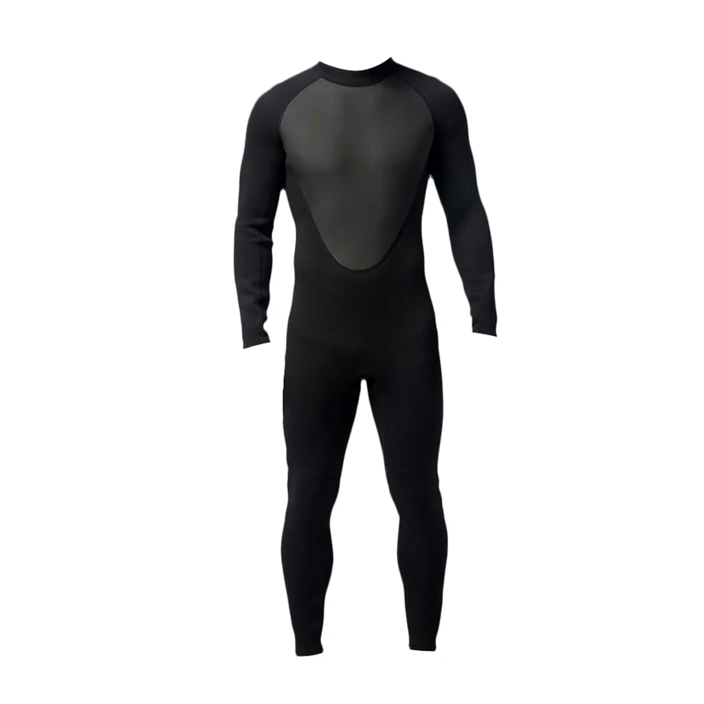 Womens 3mm Neoprene Long Sleeve Back Zipper Wetsuit Full Suit Diving Bathing Suits S M L XL XXL