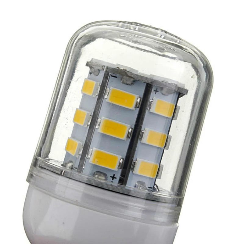 E14 E27 DC 24V 5730 SMD 27 Светодиодный кукурузная лампа 3 5 Вт светодиодные лампы