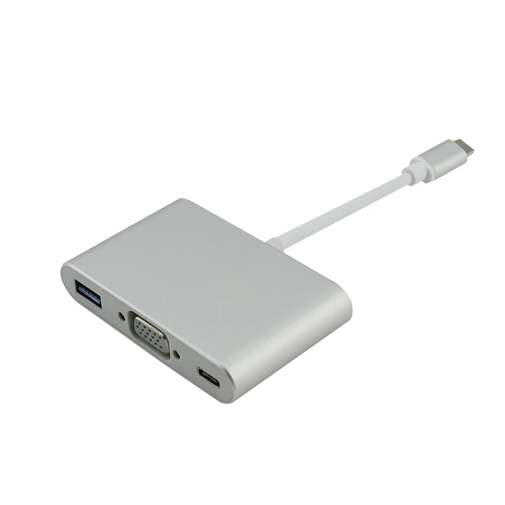 Разветвитель с 3 портами USB 1 VGA Type C на HDMI|USB-хабы| |