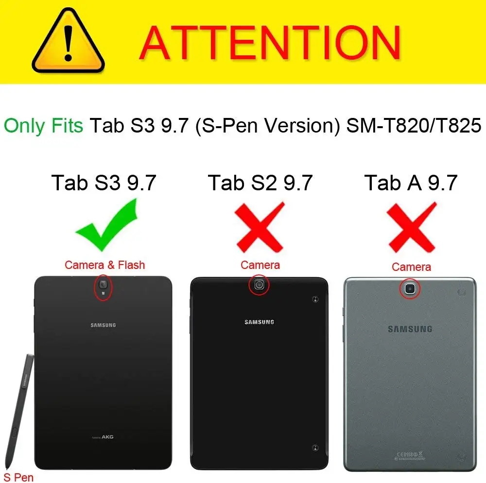Чехол для Samsung Galaxy Tab S3 9 7 чехол TAB дюйма T820 SM T825 ультратонкий кожаный флип с