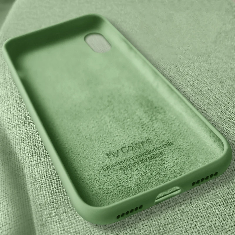 Официальный жидкий силиконовый чехол для телефона для iphone 11 7 8X6 6S Plus чехол для iphone XR XS 11 Pro MAX чехол с логотипом capa