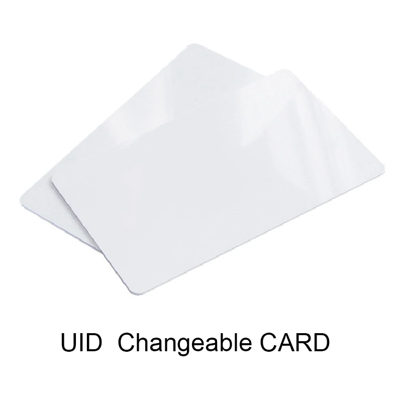 HaChanLun 100 шт. UID 13,56 МГц для 1K S50 MF1 RFID блок контроля доступа 0 секционный записываемый IC карта Сменные смарт-брелоки клон