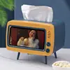 Nordic creative cute multifunctional tissue storage box imitation TV tissue box living room coffee table restaurant pumping box 2