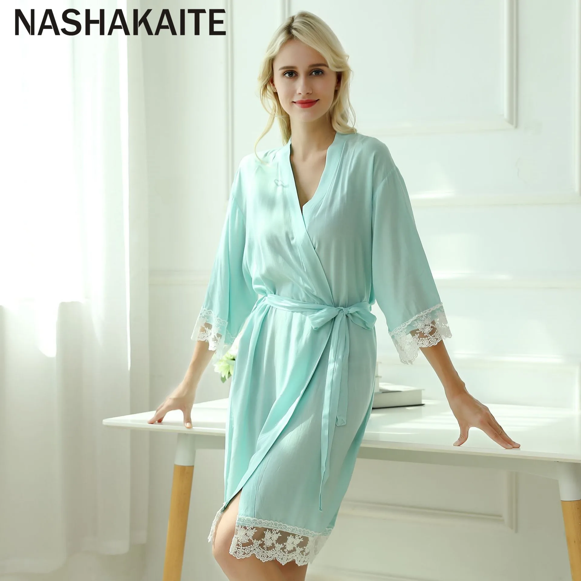 NASHAKAITE; милая семейная Пижама; тонкая летняя кружевная ночная рубашка; одежда для сна для мамы и дочки; семейный образ