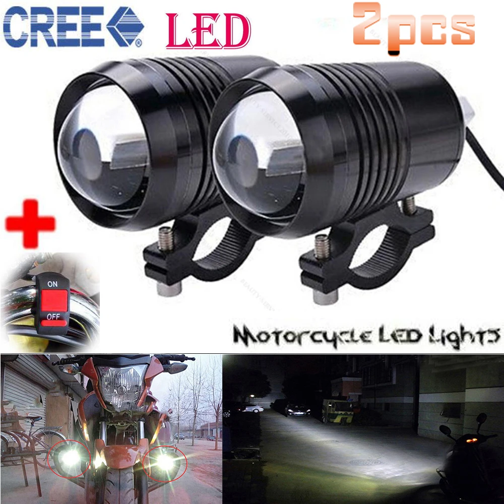 2 шт. водонепроницаемые светодиодсветодиодный фары для мотоцикла 30 Вт|super bright|led