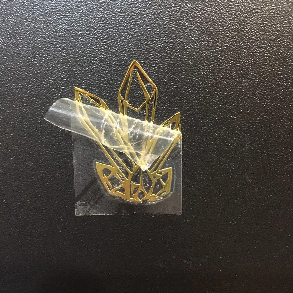 Customized3d металлическая наклейка этикетки сделай сам Transferstikcer гальванопластика lettersAdhesive никель наклейки