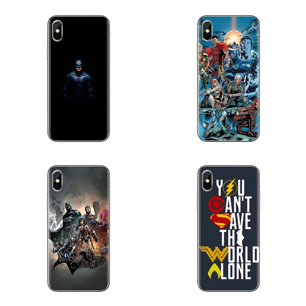 For Xiaomi Redmi 4 3 3S Pro Mi3 Mi4 Mi4i Mi4C Mi5 Mi5S Mi Max Note 2 DC Justice League Comics Superman Transparent TPU Cover |