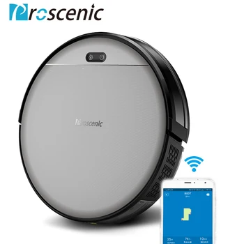 

Proscenic 800T Robot Vacuum Cleaner Big Dust Box Water Tank Wet Mopping App Control Planned Robotic Vacuum 3 in 1