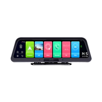 

10 Inch 4G+WIFI Dashboard Car Camera 2GB+32G 1080P DVR Mirror Recorder with Remote Monitor, GPS Navigation and Bluetooth with 32
