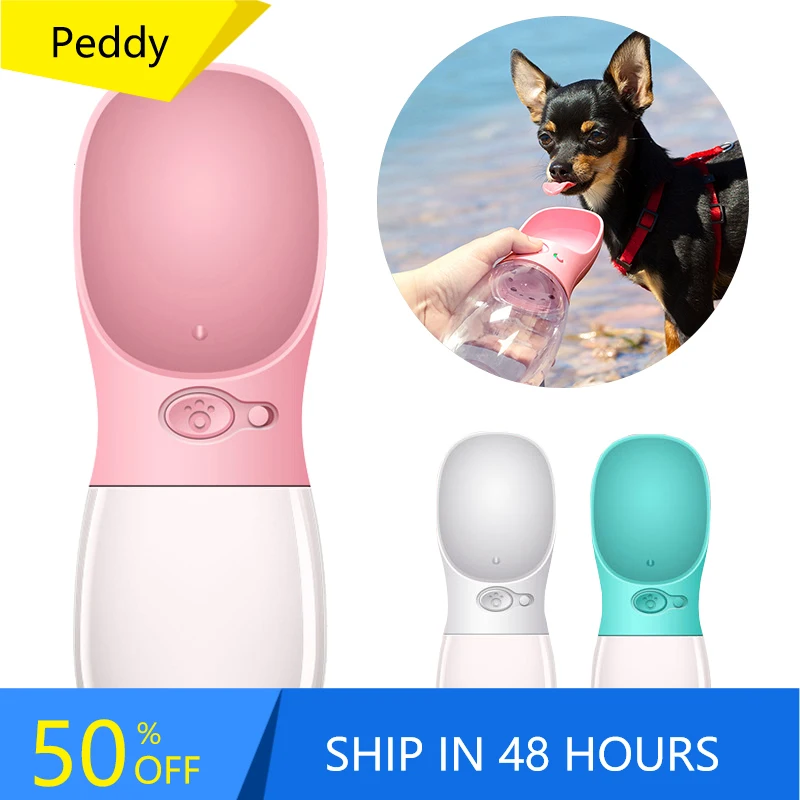 

Pet Dog Water Bottle Portable Drinking water feeder for Dogs Outdoor Travel Water Bottle Dogs Water Bowl Pet Supplies для собак
