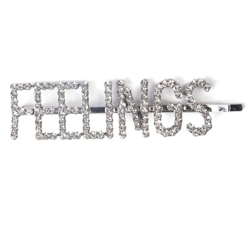 5 Pcs set Shiny Letter Hairpin Inlaid Rhinestone Girl Bangs Side Clip Fashion Women Lady Hair 1 5 Pcs set Shiny Letter Hairpin Inlaid Rhinestone Girl Bangs Side Clip Fashion Women Lady Hair 2