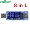 8 in1 QC2.0 3.0 4-30v Electrical power USB capacity voltage tester current meter monitor voltmeter ammeter ► Photo 1/6