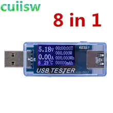 Testeur de tension 8 en 1, alimentation électrique 4-30v, USB, testeur de courant, moniteur, voltmètre, ammètre, QC2.0 3.0