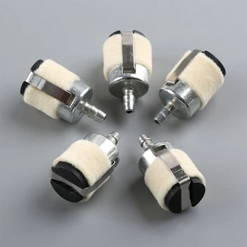 

5pcs Home Chain Saw Artificial Wool Garden Tool Replacement Water Pump Mini Parts Durable Brush Cutter Earth Auger Fuel Filter