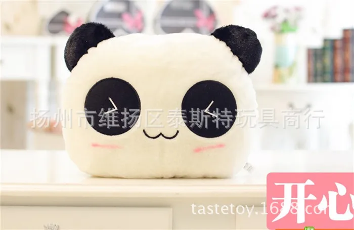 Cute Panda Plush Hand Warmer Pillow Large Size Office Cushion Hand Warmer Cartoon Hand Birthday Gift