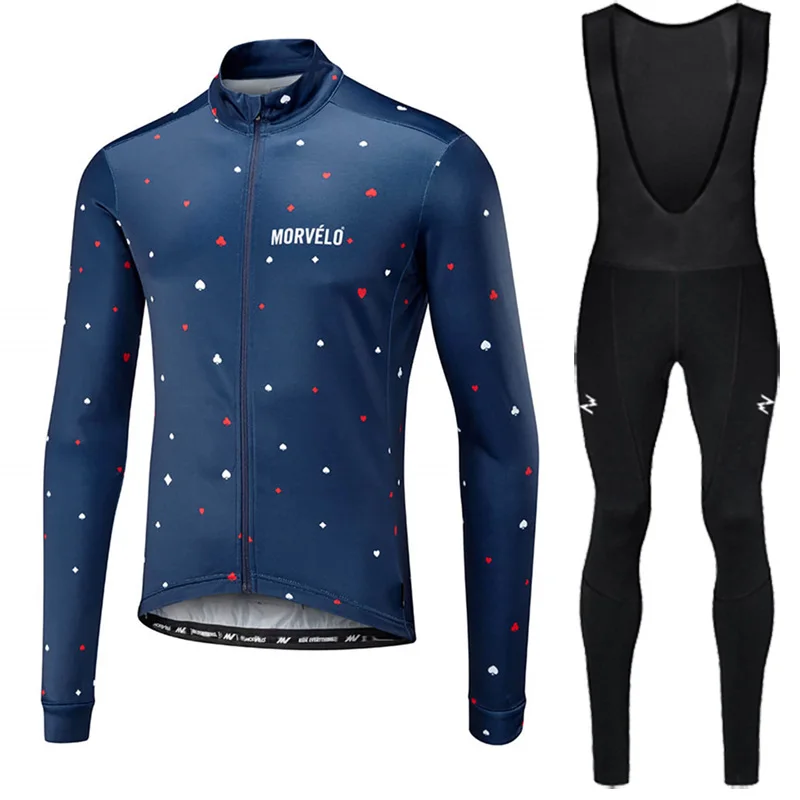 Pro Team Maillot Ciclismo invierno, одежда для велоспорта с длинным рукавом, зимний комплект, теплый флисовый велокостюм, длинный зимний комплект - Цвет: winter set 2