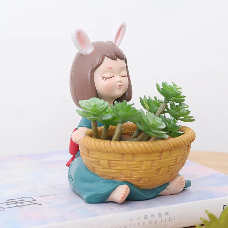 

1 piece Plant Pot 2019 new creative small flower pots planter succulent cactus bonsai flowerpot Valentine's Day gift for her
