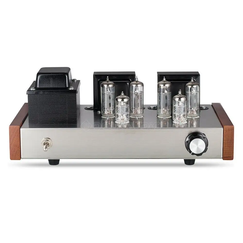 Douk аудио HiFi класс AB 6P1 клапан трубка, усилитель мощности Push-pull стерео аудио усилитель 12 Вт+ 12 Вт