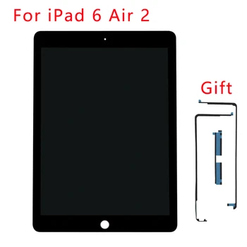 

AAA+++ Grade LCD For Apple iPad 6 Air 2 A1567 A1566 LCD Display Touch Screen Digitizer Assembly Replacement parts