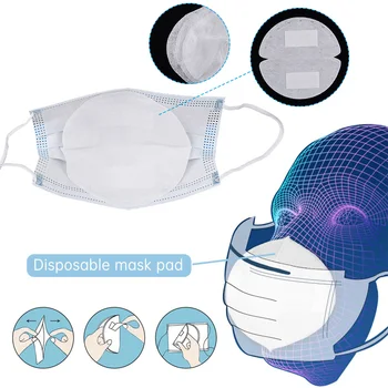 

100pcs Face Masks Filter Paper Anti Haze Mouth Mask Gasket Anti Dust Mask Pad Filter Paper Disposable Mask Replacement Mat