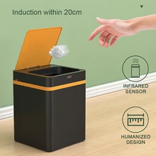 15L Automatische Induktion Mülleimer Smart Motion Sensor Abfalleimer Bin Müll Kann Für Home Wohnzimmer Büro Müll Eimer