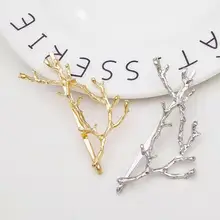 Женщины в форме дерева с ветвями заколка для волос для повседневной жизни, подарок, вечерние и т. Д. Модный аксессуар для волос серебро, золото