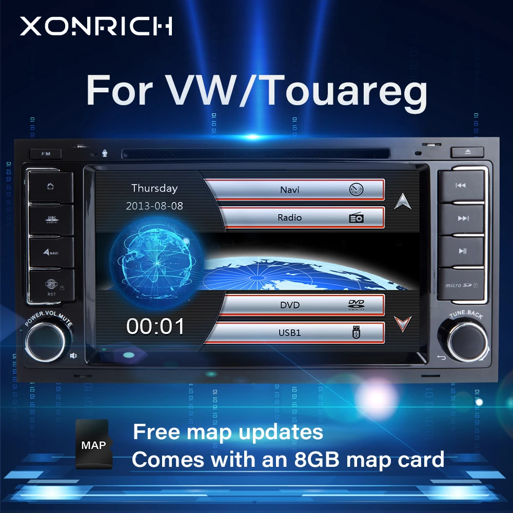 Автомагнитола 2 Din для VW Volkswagen Touareg T5 Transporter Multivan gps-навигация dvd-плеер головное