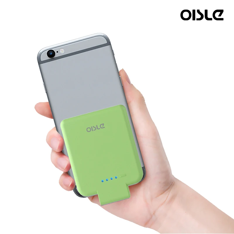 Green Потрясающий 2800 мА/ч, Батарея Зарядное устройство чехол для iPhone 8/7/6(s), ультра тонкий Мощность Bank Внешняя батарея резервного копирования переносной заряжающий чехол - Цвет: Green