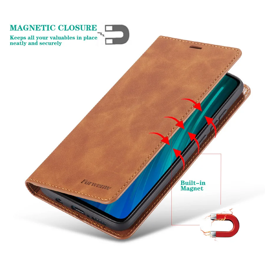 Чехол для телефона Xiaomi Redmi Note 7 8 Pro, кожаный флип-чехол для Xiaomi Xiomi Redmi Note 7 8 Pro 8 Etui, Магнитный чехол-книжка