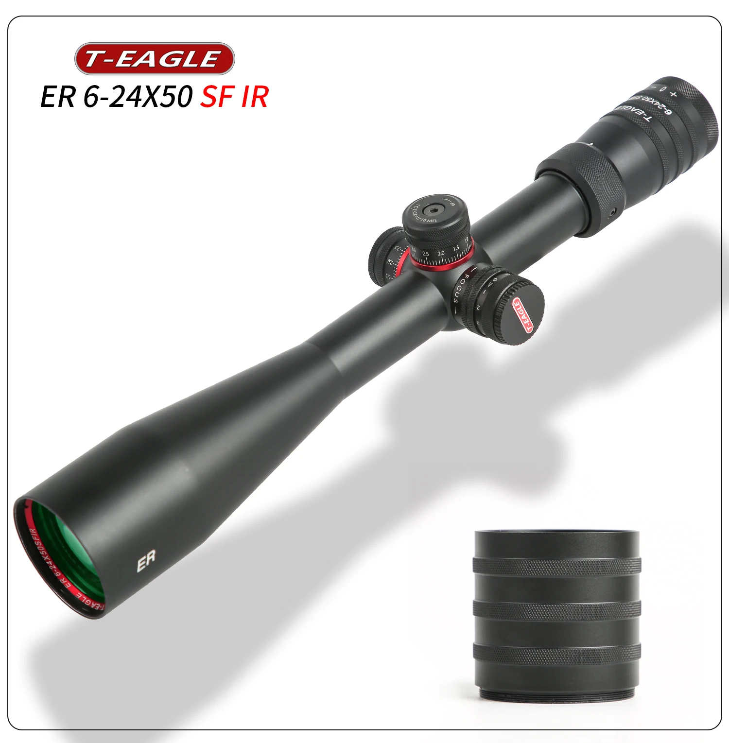 T-Eagle 6-24X50 ER тактический прицел AirRifle sniper охотничья Оптика прицел стрельба ружье прицелы охотничий Пистолет Аксессуары
