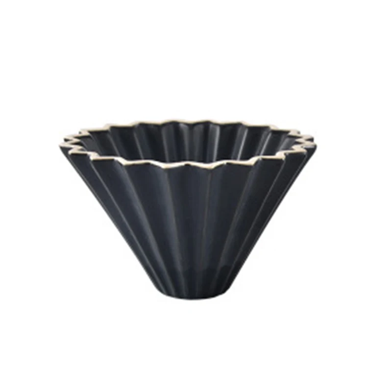 Керамика оригами стиль чашки кофе капельница для 1-2 чашки фильтровальной бумаги V60