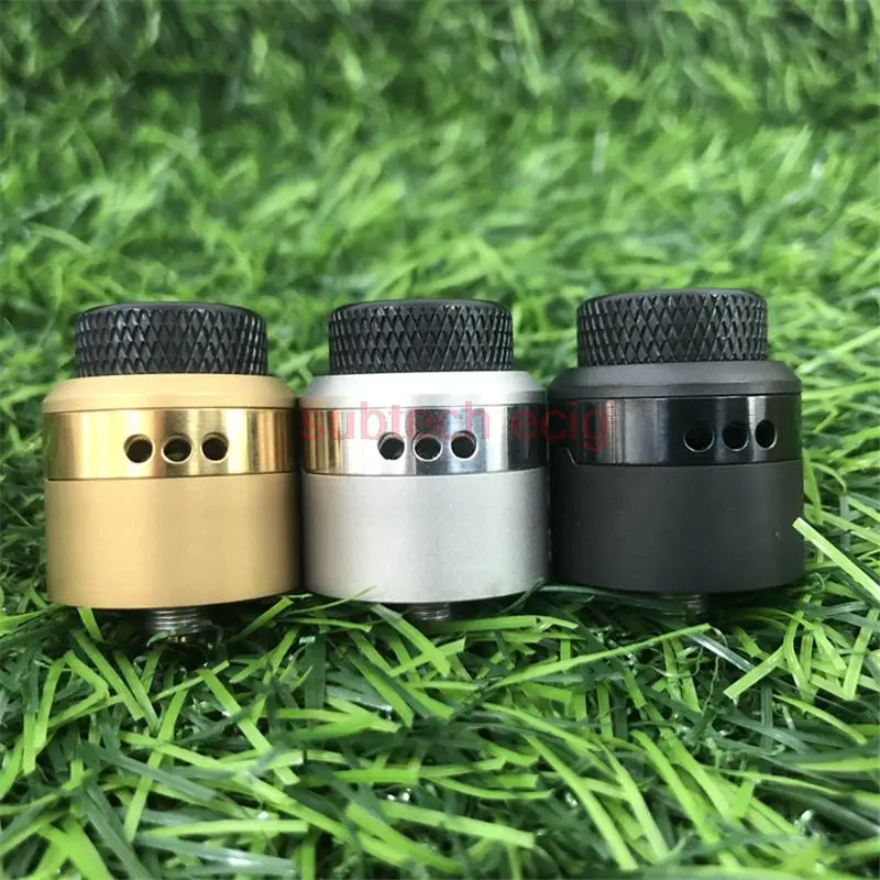 Новейший резервуар Coilturd AN RDA 24 мм 304 SS Одиночная или двойная катушка 2 кольца со