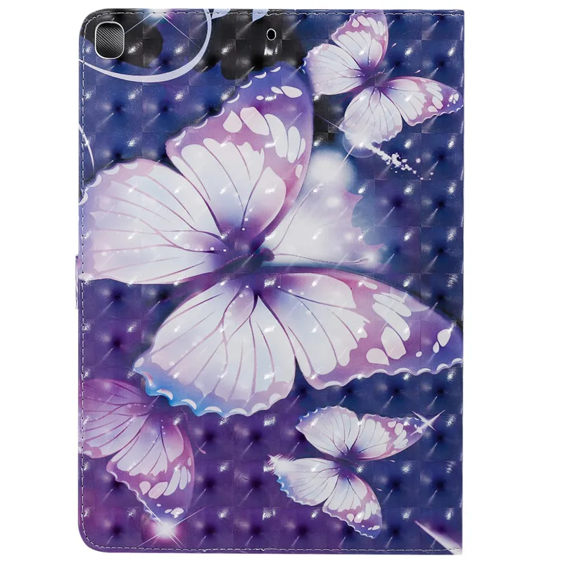 Wekays чехол для iPad 10,2 с рисунком бабочка кожаный чехол для iPad 10,2 7th поколения A2200 A2198 A2232 крышка чехол s
