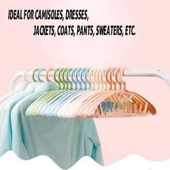 

10PCS Magic Multi-port Support hangers for Clothes Drying Rack Multifunction Plastic Clothes rack drying hanger Storage Hangers