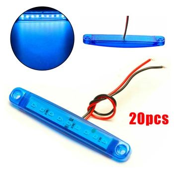 

W/ 40 Screws Lights 20X LED Side Marker Truck Trailer Lights Waterproof