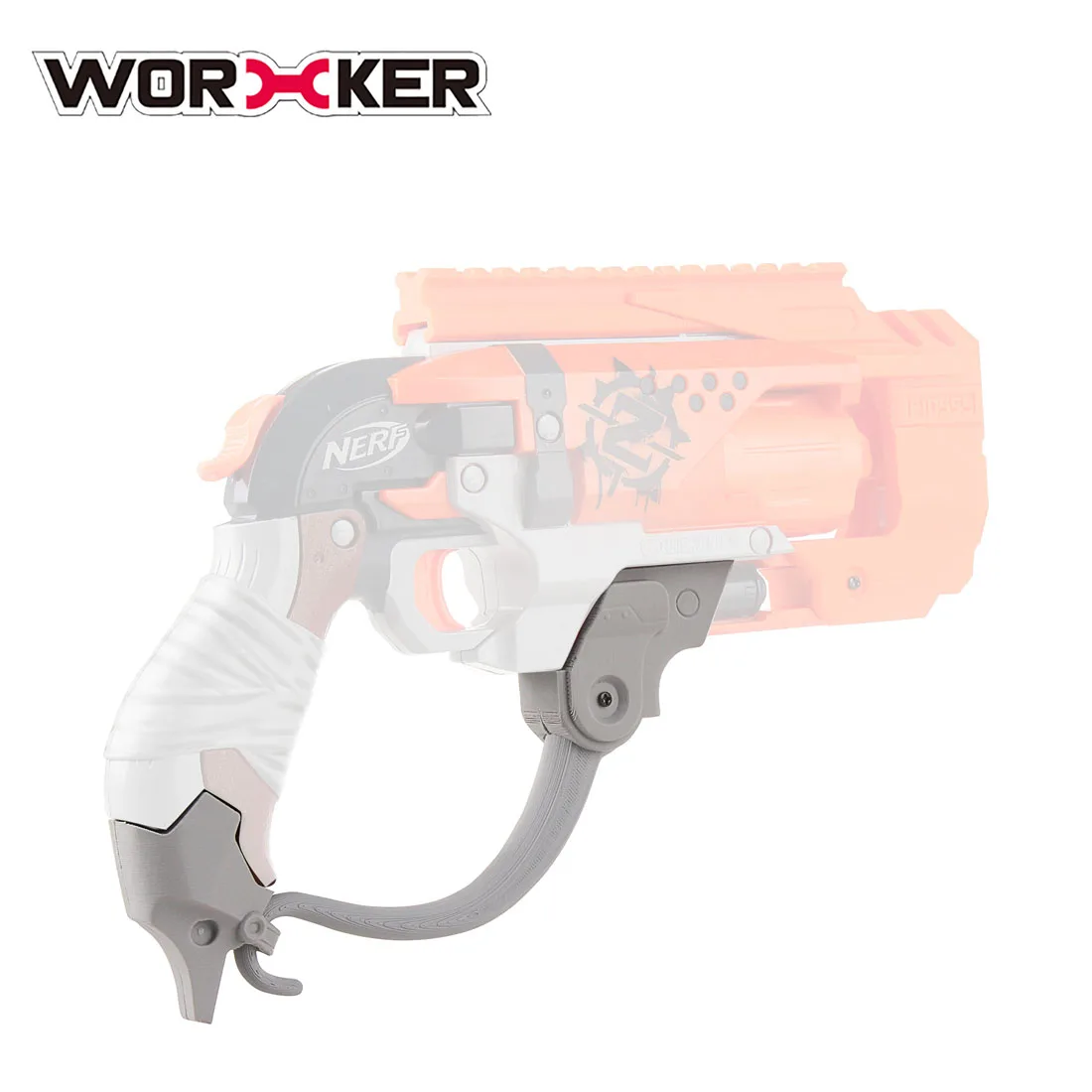 Рабочий № 217 Handguard комплект для Nerf Hammershot-серый