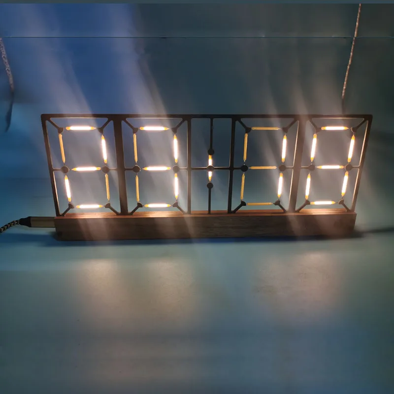 Светящаяся лампа псевдосветящиеся часы керамические светодиодсветодиодный