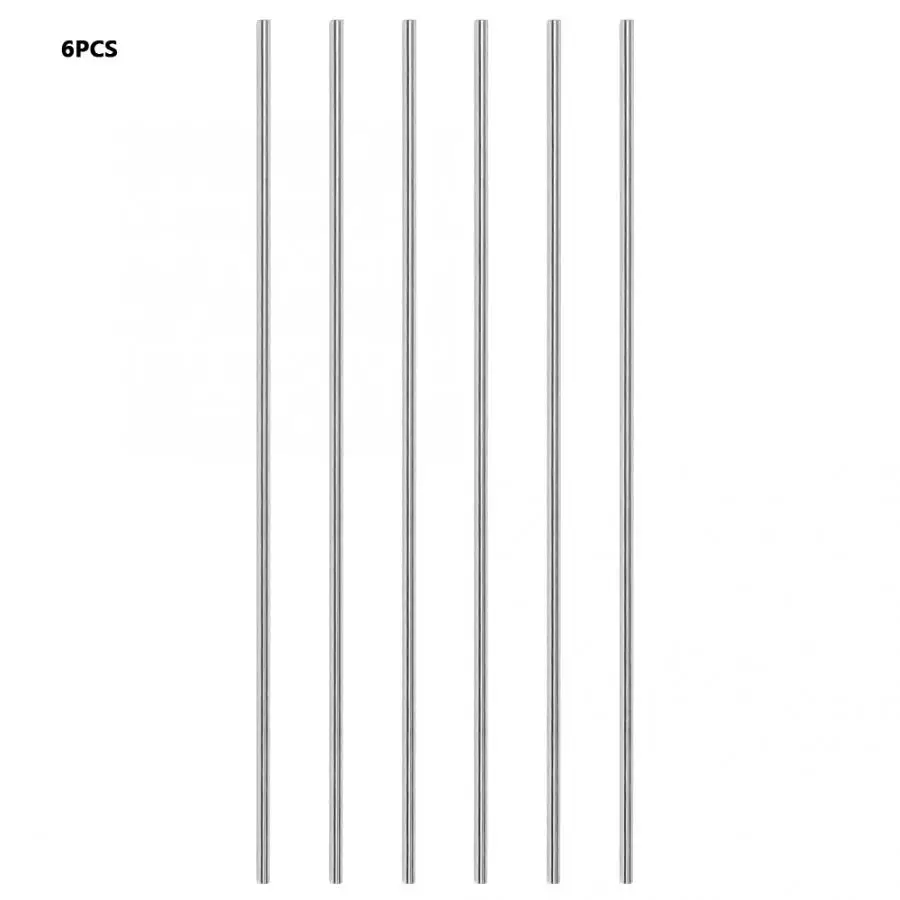 

6Pcs 8mm High Strength Metal Liner Rail Shaft Rod For Large Automatic Transmission 500mm