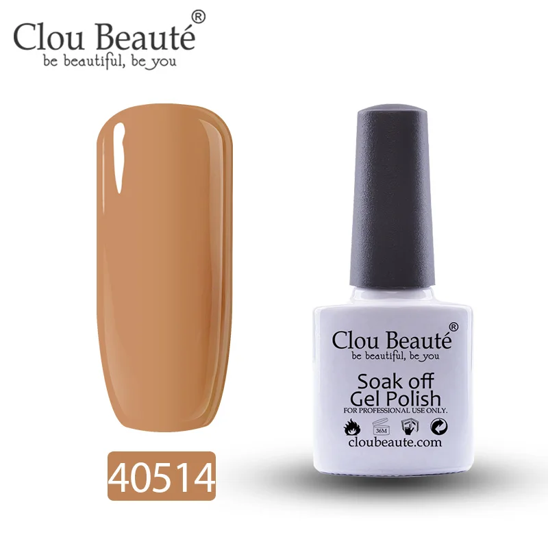 Clou Beaute 79 цветов Гель-лак для ногтей полуперманентное верхнее покрытие лак для нейл-арта Soak Off Pink Серия маникюр Гель-лак блеск - Цвет: 40514