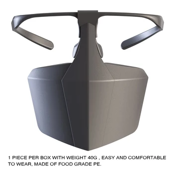 

Plastic Protective Mask Against Droplets Anti-fog Isolation Face Mask Breathable Reusable Protective Cover Isolation Shield