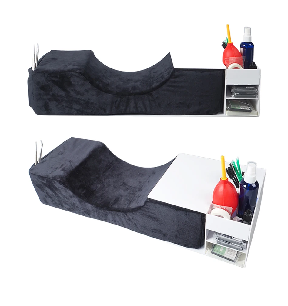 Профессиональная подушка для наращивания ресниц, подушка для прививки ресниц, мягкие фланелевые специальные подушки для салонного использования, подголовник, поддержка шеи