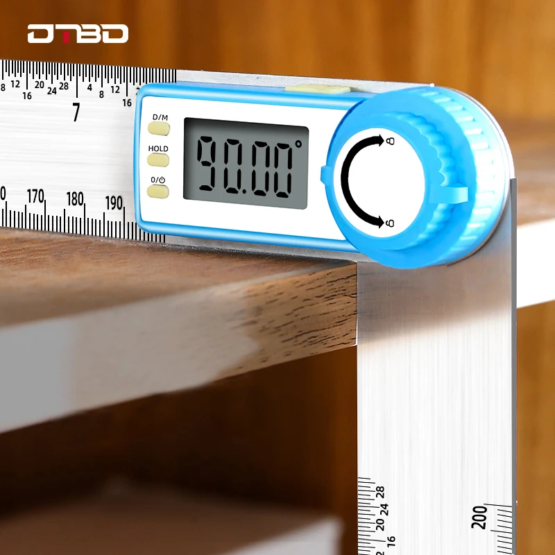 

Portable 200/300 mm Digital Protractor Inclinometer Electronic Goniometer Digital Angle Finder Meter Stainless Steel Angle Ruler