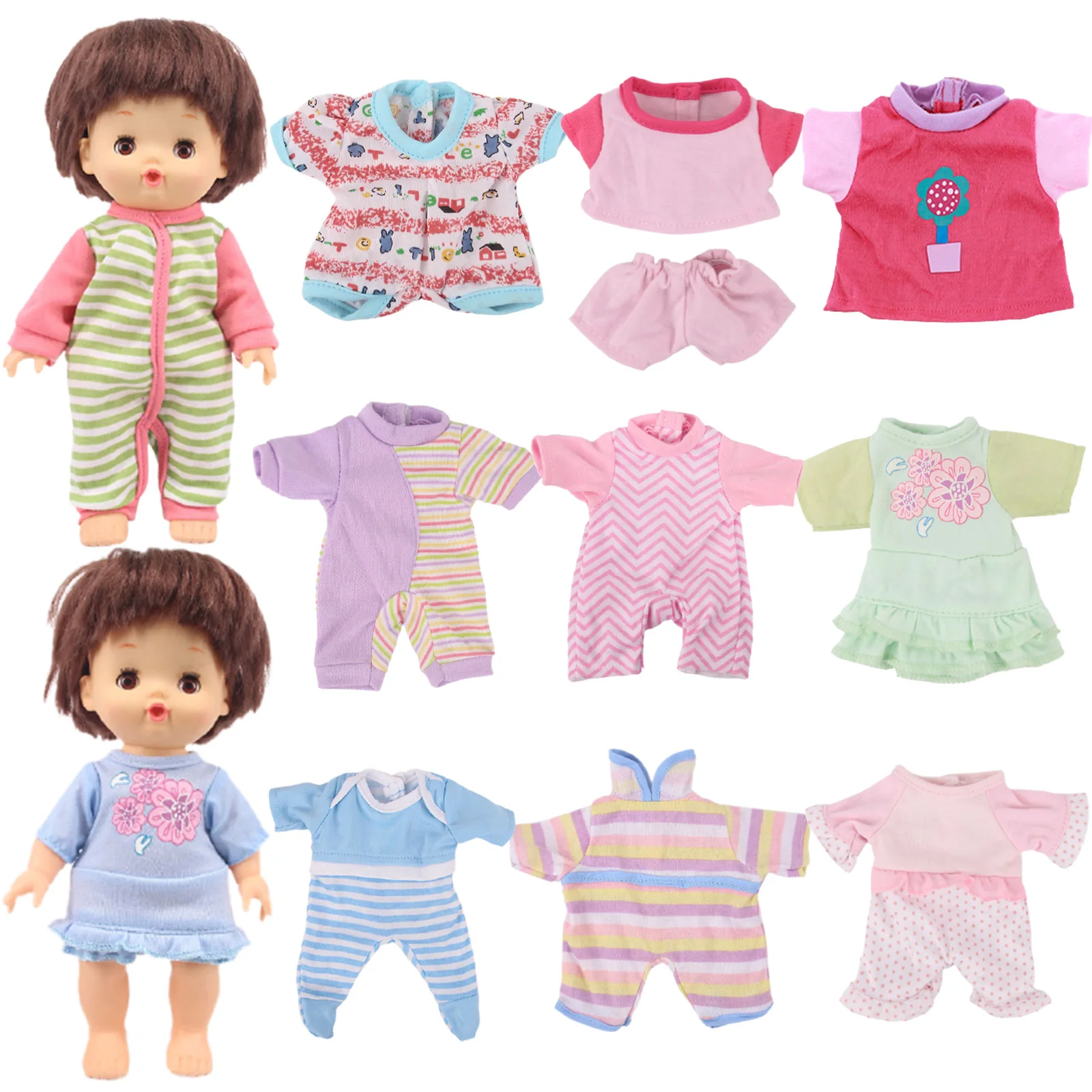 Doll Clothes Accessories Doll Winter Suit Pajamas Fits 25Cm Mellchan Baby Nenuco Doll Hermanita Baby Accessories Clothes For Girls To Our Generation