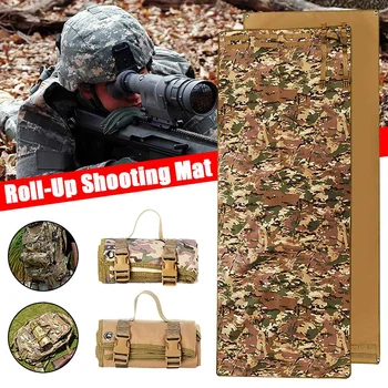 

1000D Nylon Tactical Shooting Mat Waterproof Lightweight Roll Up Outdoor Camping Mat Remote Shooting Hunting Non-slip mat