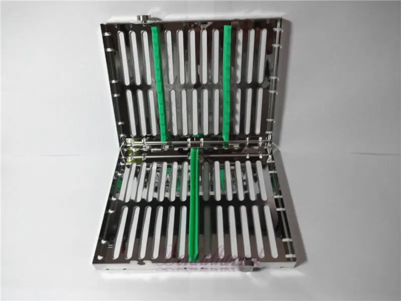 

Sterilization Cassette Rack for 10 Dental Surgical Instruments