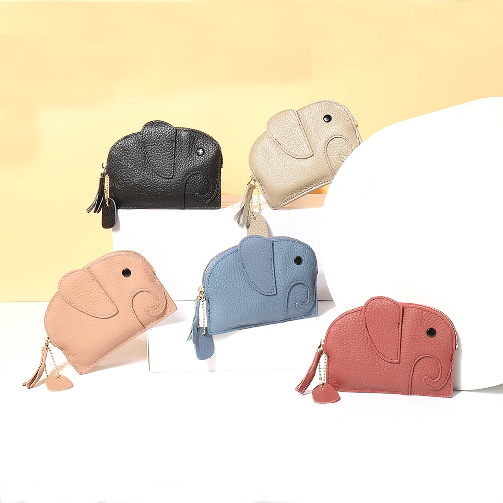 

2020 Coin Wallet Ins Leather Coin Purse Mini Creative Coin Bag Lady Cute Card Key Money Bag Zip Coin Purse Holder