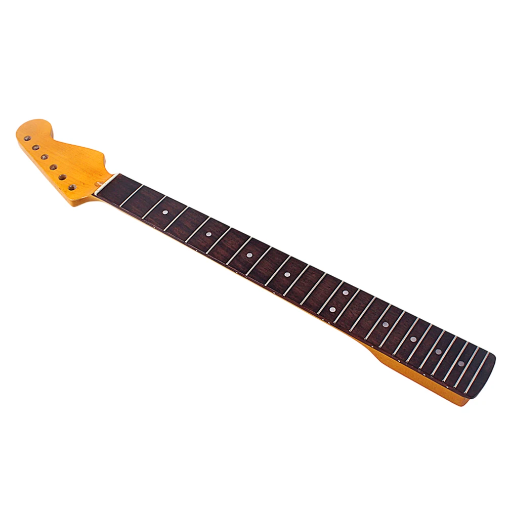

1Pc Guitar Neck 22 Fret Replacement Electric Guitar ST Strat Durable Maple Neck Rosewood Fingerboard Accessory