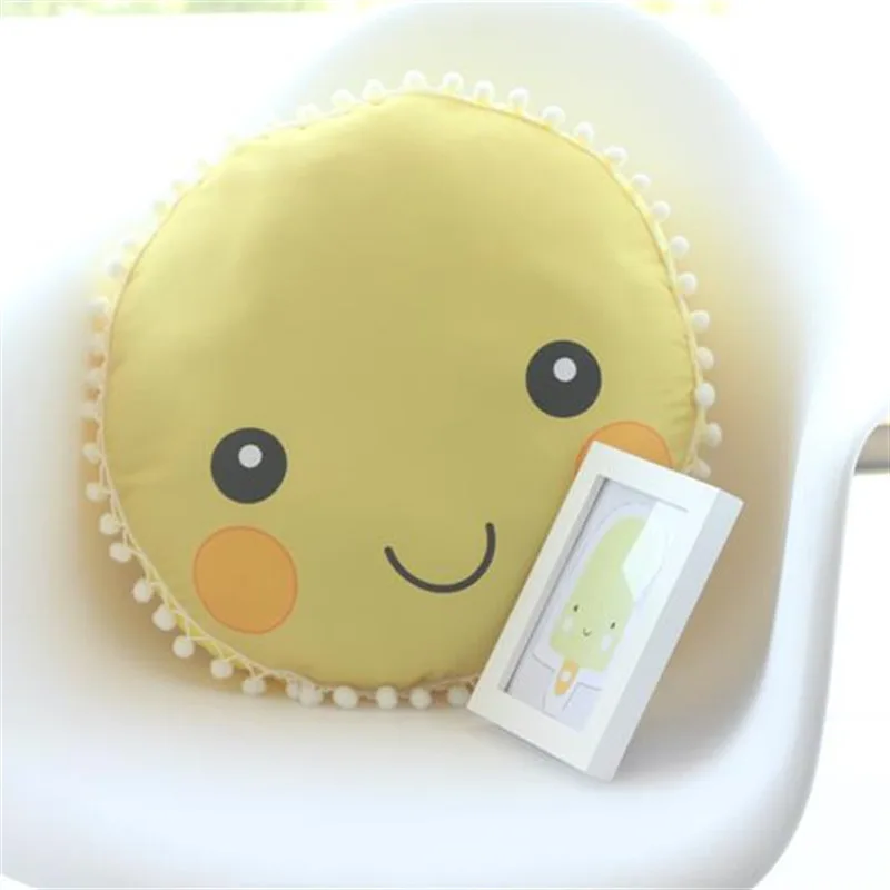 

Manufacturers Direct Selling Cute Ball Sun Pillow Office Cushion Campus Performance Props Children's Day Gift Wholesale