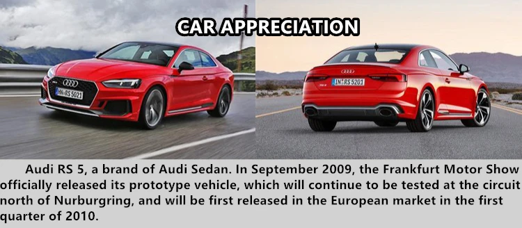 Bburago 1:24 Audi RS5 моделирование сплава Модель автомобиля ремесла Коллекция игрушек инструменты подарок