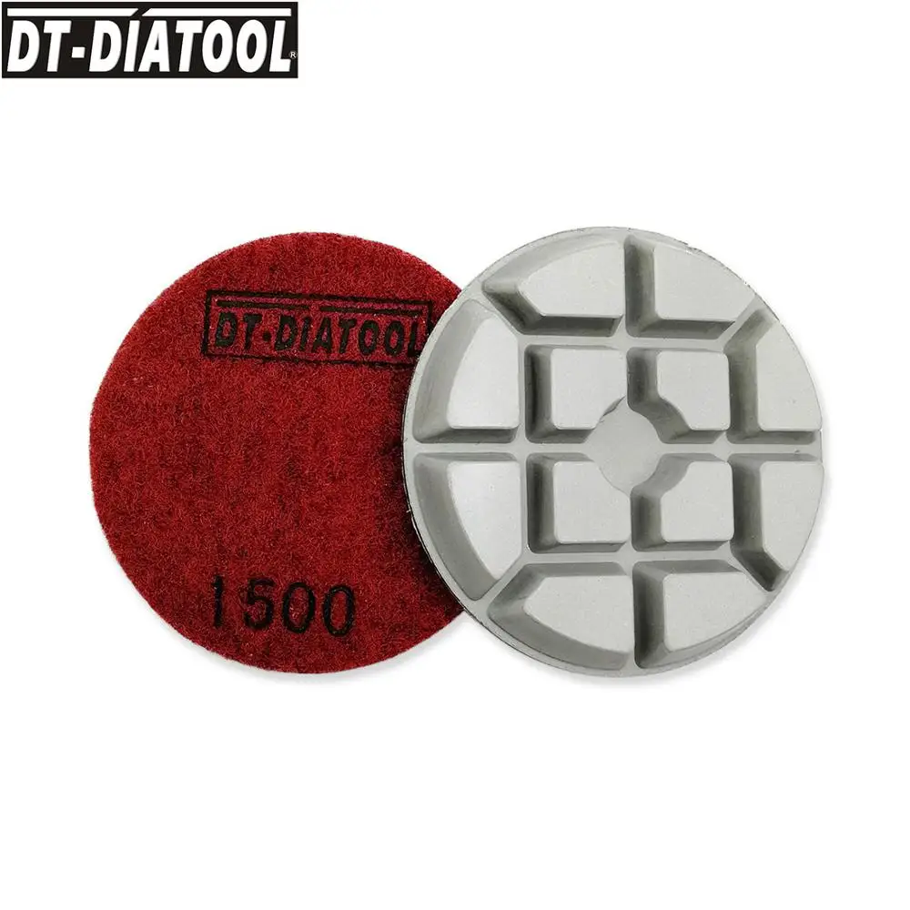 DT-DIATOOL 21 шт./компл. диаметром " /80 мм Полимерная связка алмазной полировки бетона колодки утолщенный пол обновления колодки шлифовальные диски с длительным сроком службы